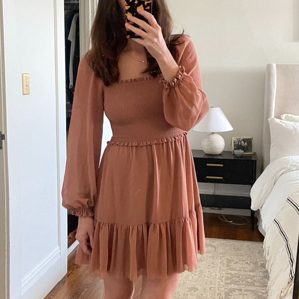 Aritzia Wilfred Tempest Mini Dress